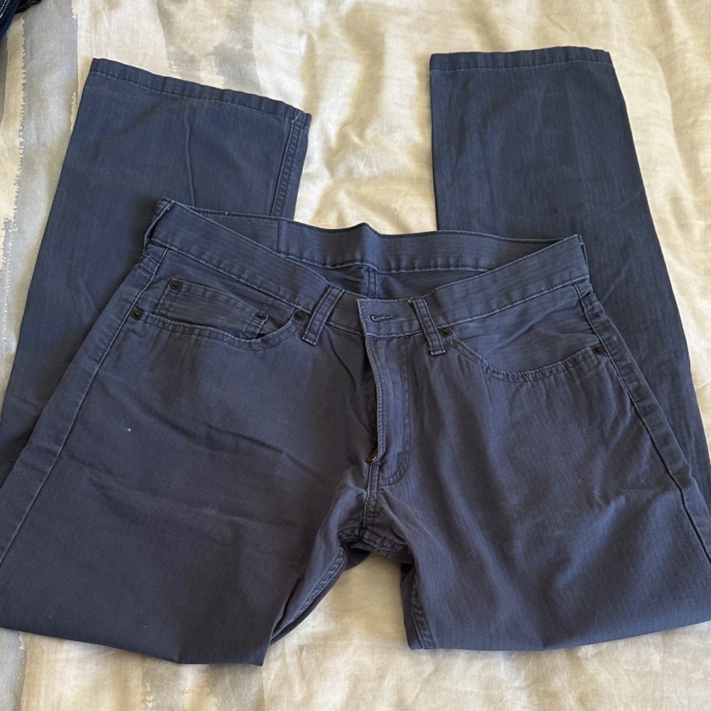 Levi's Strauss & Co Fit 514 Straight 32/30 Men’s Blue Denim Jeans 100% cotton